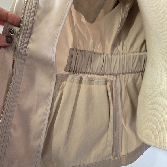 Carte Blanche Paris Muted Gold Lightweight Utility Jacket. Size Medium - Picture 11 of 16